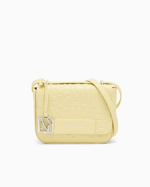 Messenger bag Crossbody in coated fabric
