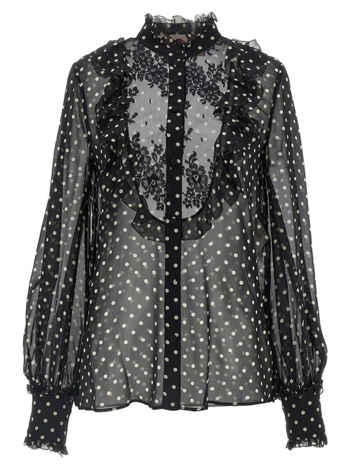 Valentino Garavani - Polka Dot Shirt Shirt And Blouse Multicolor