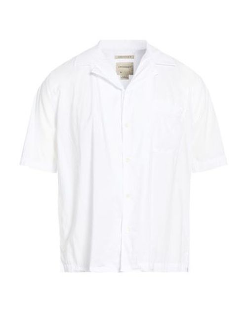 Man Shirt White Size M Cotton