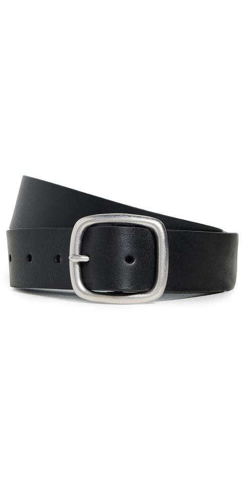 Centerbar Leather Belt True Black