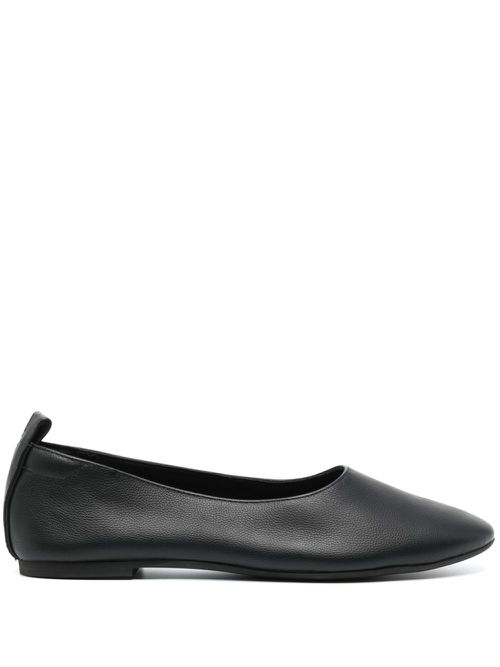 Daphne IV leather ballerina shoes - Black