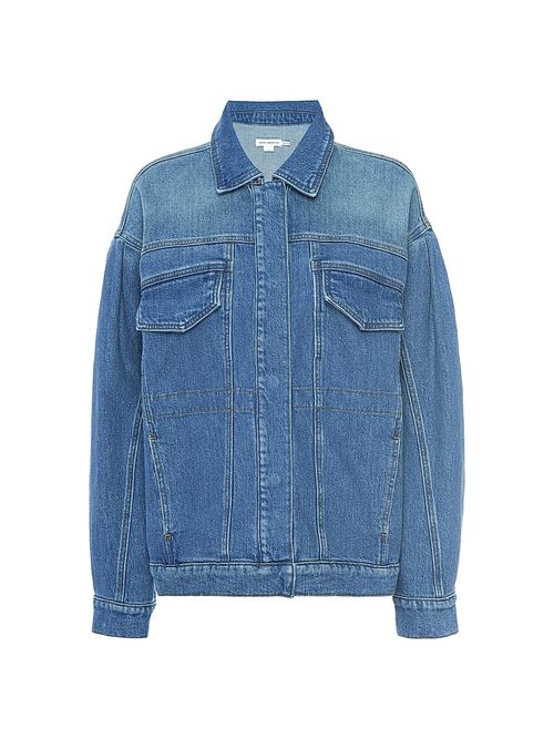 Women's Barrel-Sleeve Denim Jacket - Indigo