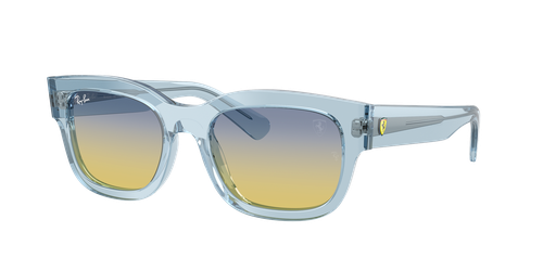 Ray-Ban Unisex Sunglass RB2228M Scuderia Ferrari Collection - Frame color: Havana Grey, Lens color: Dark Grey