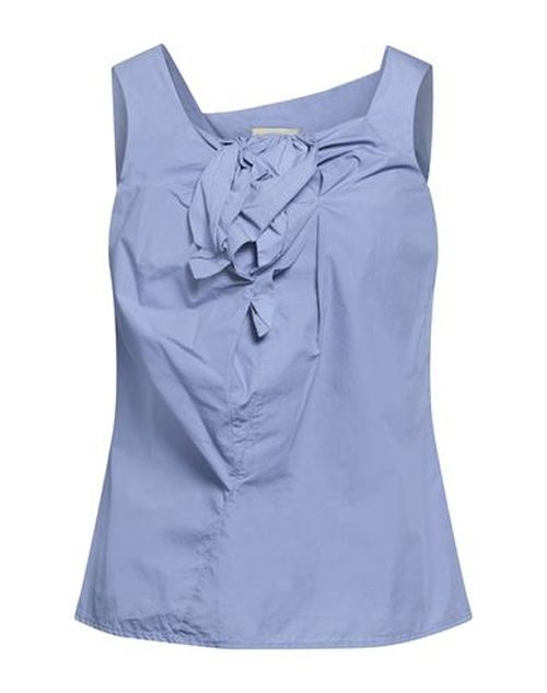 Woman Top Light blue Size 4 Cotton
