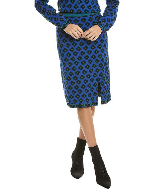 Gusta Wool-Blend Pencil Skirt
