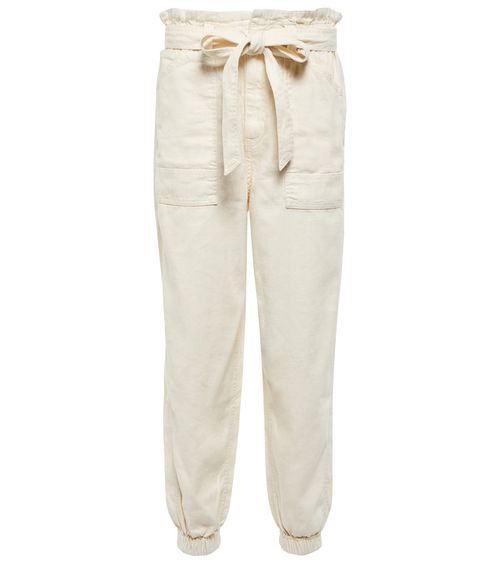 Linen and cotton jeans