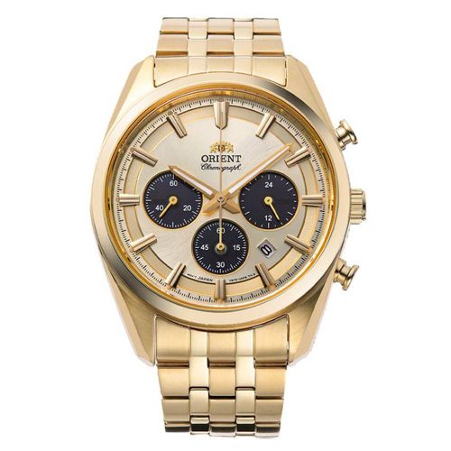 Contemporary Chronograph Champagne Dial Mens Watch RATX0301G10B