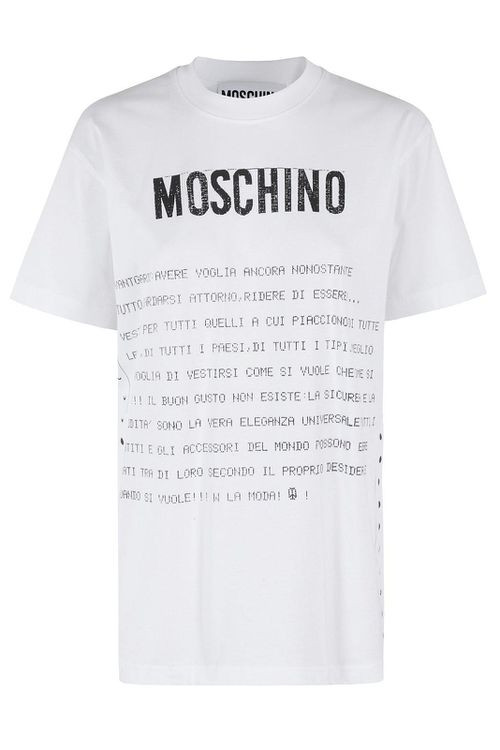 Text-printed Crewneck T-shirt
