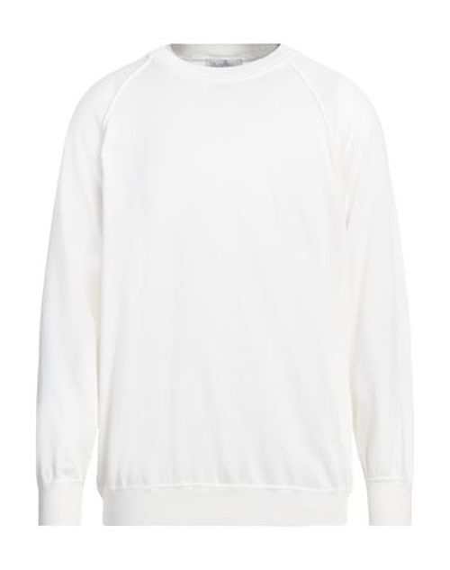 Man Sweater Off white Size 44 Cotton