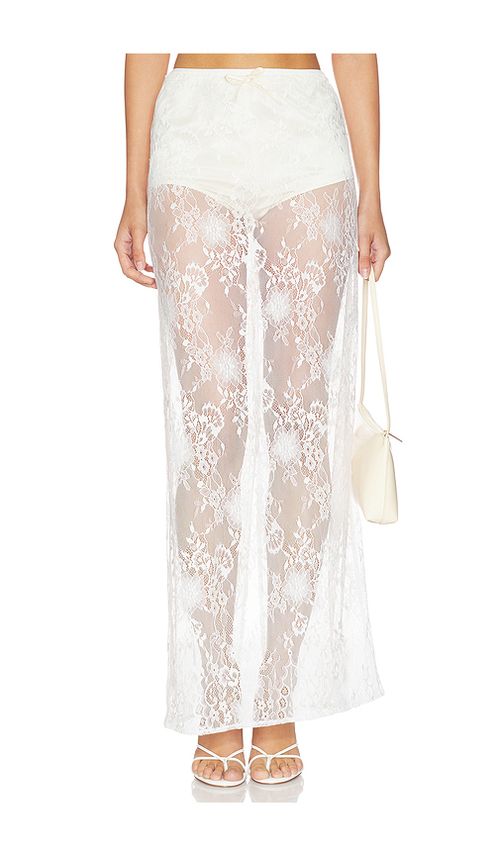 Aya Muse Eteri Skirt in White. - XS also in