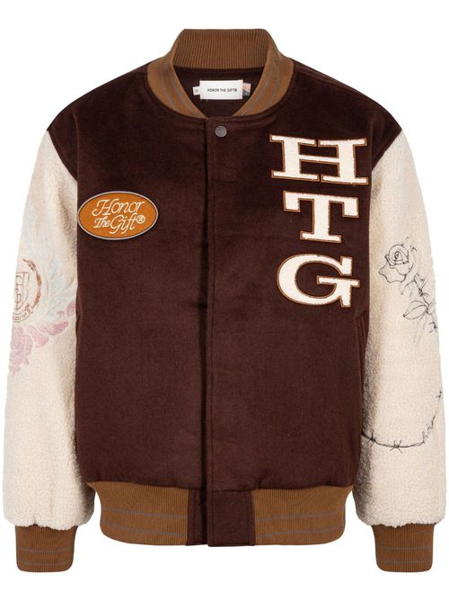 Letterman varsity jacket - Brown