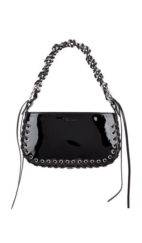 Blumarine Patent Leather Bag in Black