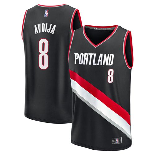 Youth Deni Avdija Black Portland Trail Blazers Fast Break Replica Player Jersey