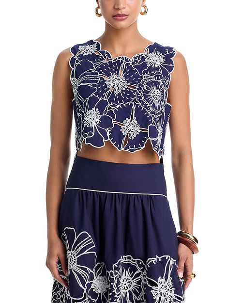 Split Back Cropped Top