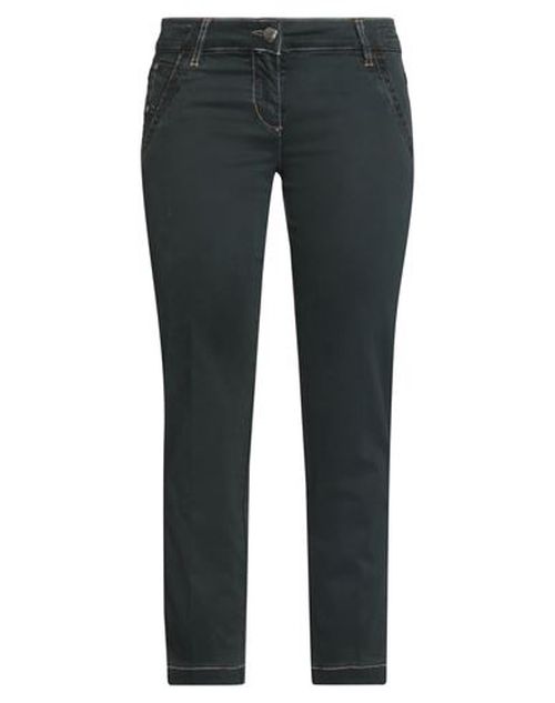 Jacob Cohёn Woman Pants Dark green Size 29 Cotton, Elastane
