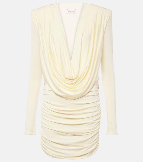 Draped minidress
