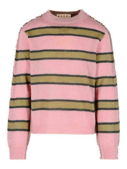 Pink Mohair Blend Sweater