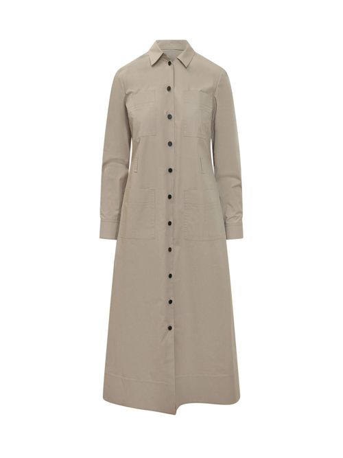 Chic Suit with Elegant Collar and Button Detail
