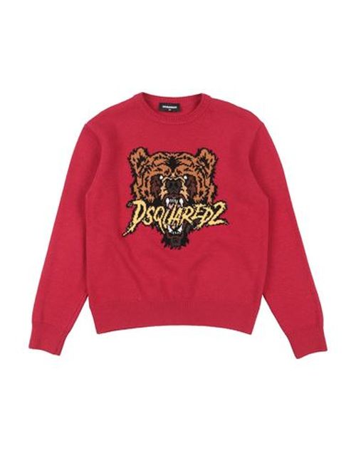 Kid Sweater Red Size 10 Wool, Cotton, Nylon