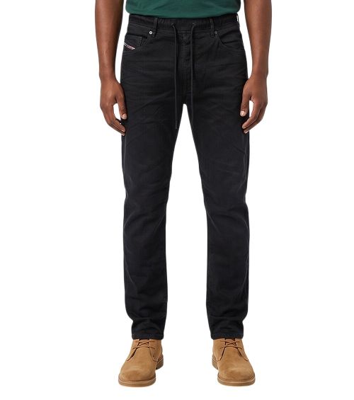 Black Regular Mid Rise Jeans