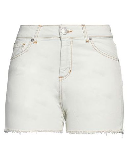Family First Milano Woman Denim shorts Blue Size 27 Cotton, Elastane