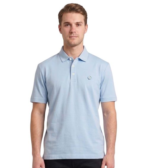 Sky Blue Logo Polos