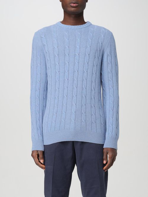 Sweater Men color Sky Blue