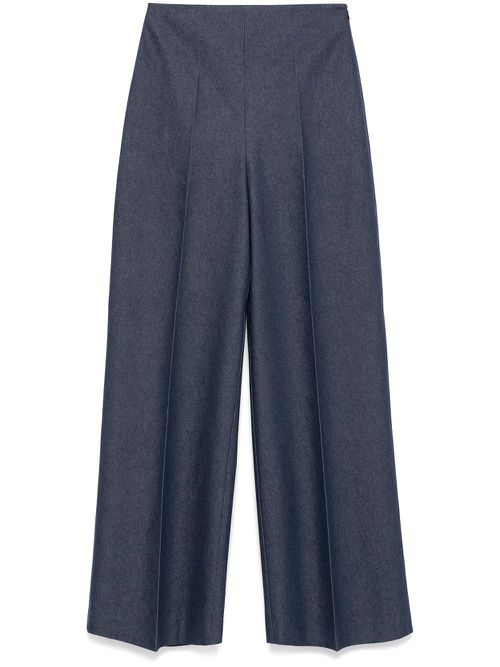Straight hem trouser - Blue