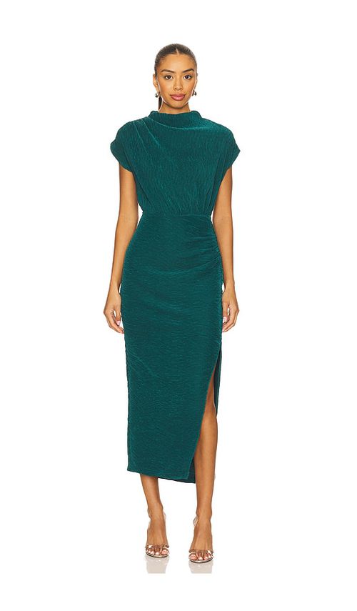 SAYLOR KLEID DELMARA in Dark Green. Größe XS. Also in