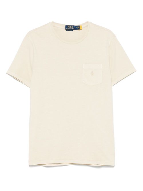 Polo Ralph Lauren Polo Pony-embroidered T-shirt - Neutrals