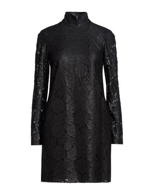 Woman Mini dress Black Size 4 Viscose