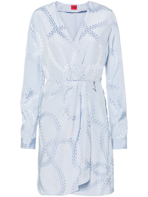 Kanelo jacquard minidress - Blue