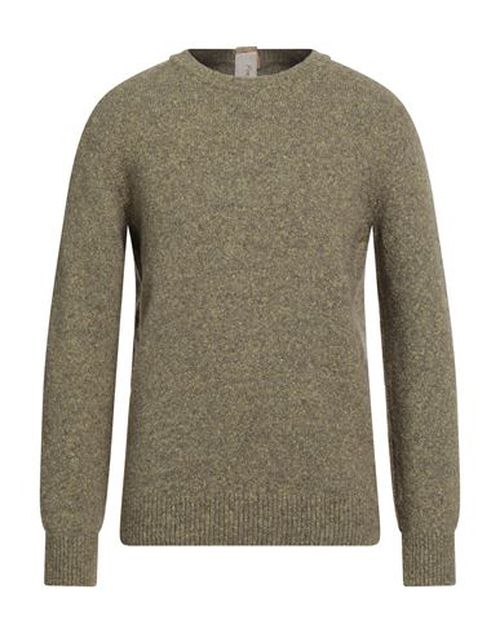 Man Sweater Khaki Size 42 Cotton, Polyamide, Alpaca wool, Wool