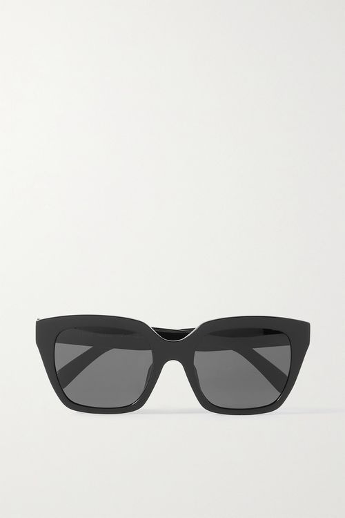 Oversized Square-frame Acetate Sunglasses