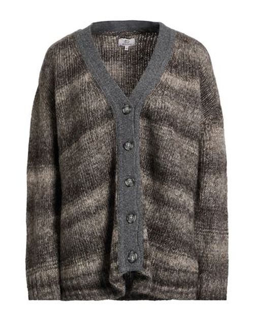 Woman Cardigan Charcoal Size S Alpaca wool, Cotton, Wool