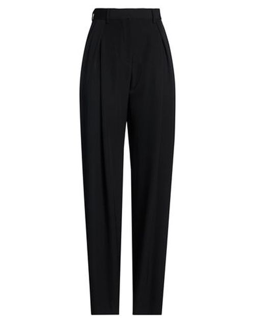 Woman Pants Black Size 6 Virgin Wool, Cotton