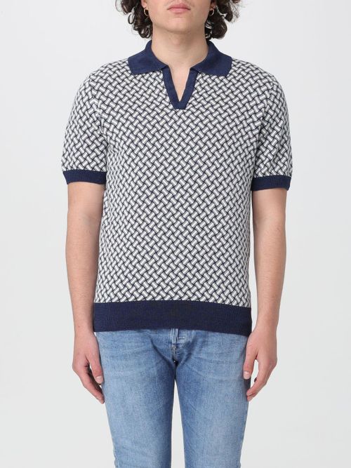 Polo Shirt Men color Blue