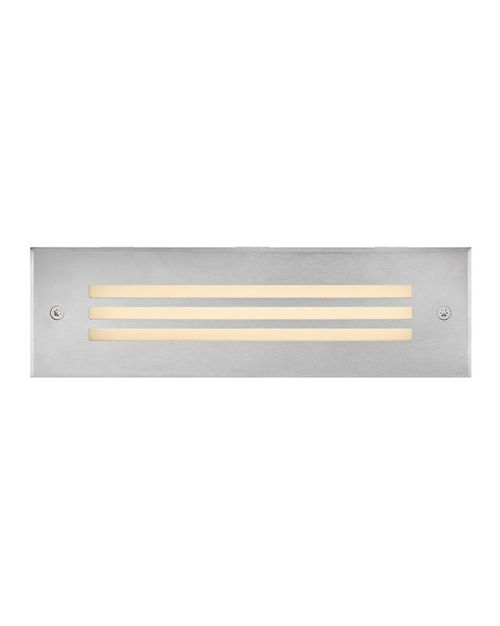 Stainless Steel LED Brick Light from the Sparta - Dash Collection