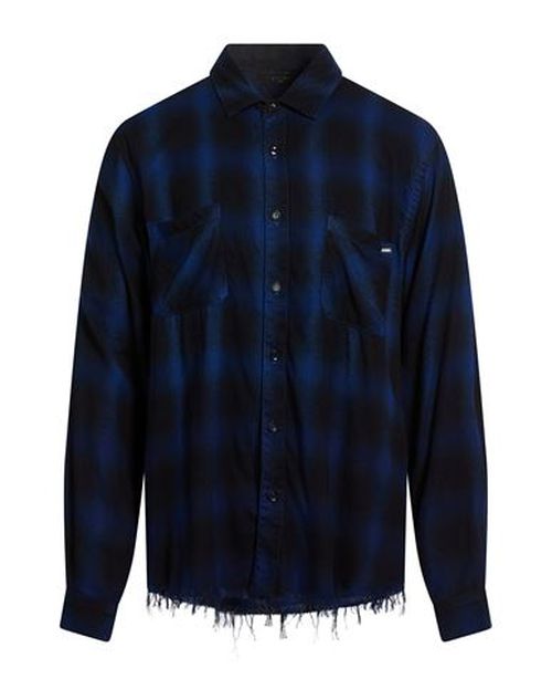 Man Shirt Navy Size L Cotton