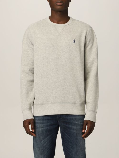 Cotton jumper with logo