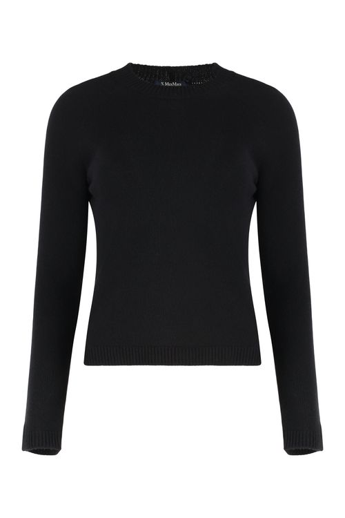 Wool and Cashmere Crew Neck Sweater