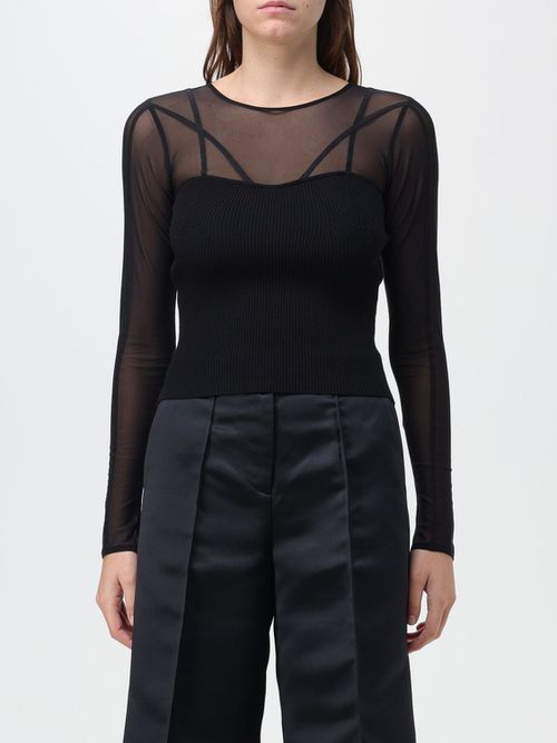 Top Woman color Black