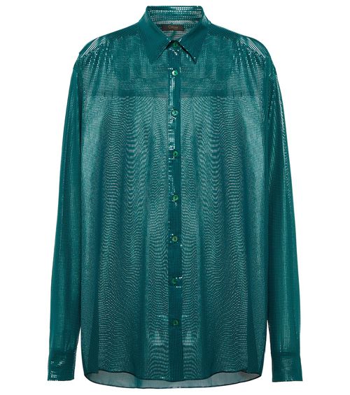Exclusive to Mytheresa - Lamé shirt