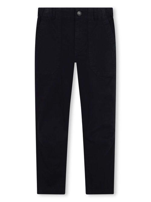 Straight-leg trousers - Black