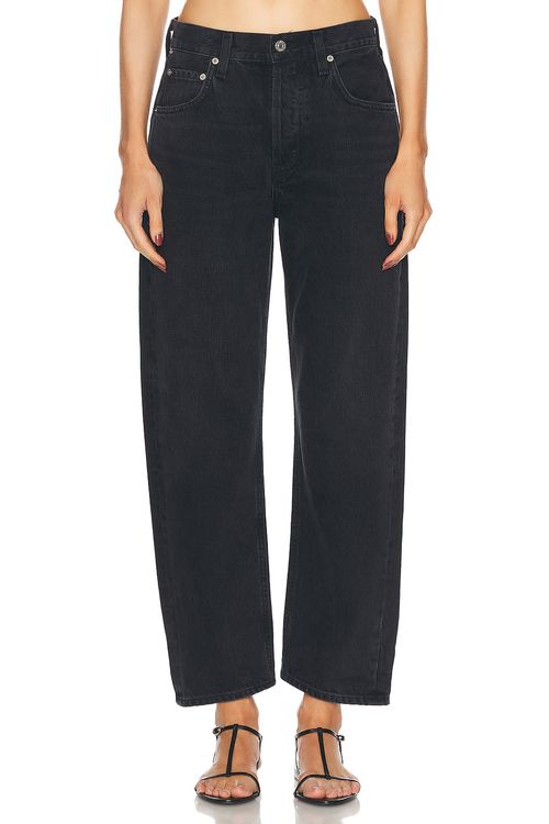 Citizens of Humanity Dahlia Bow Leg Jeans in Stonington - Black.  28 also in