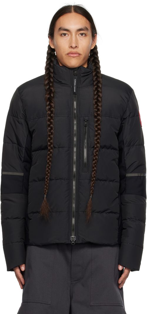 Black HyBridge Down Jacket