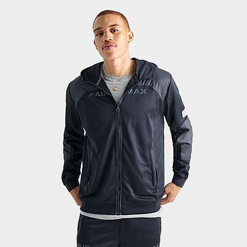 Men's Sportswear Air Max Full-Zip Hoodie in Black/Black
