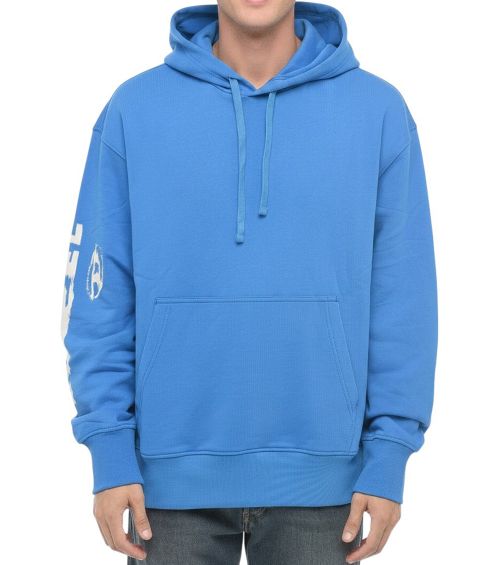 Blue Relaxed Hoodie