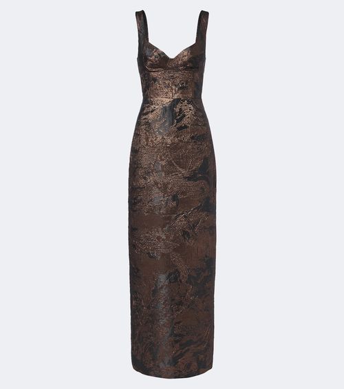 Viella jacquard gown