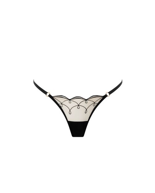 Bluebella Marceline Panty Black/Sheer